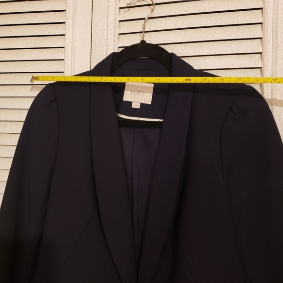 Ann Taylor Loft 6P Navy Blazer - Picture 10 of 11